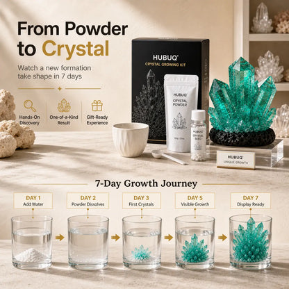 HUBUQ® Signature Crystal Growing Kit