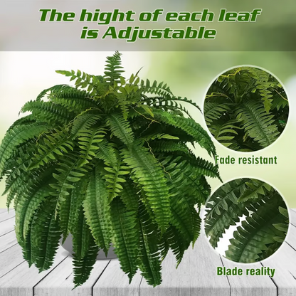 🔥On Sale Only Today 🌱 UV-Resistant Lifelike Artificial Boston Fern