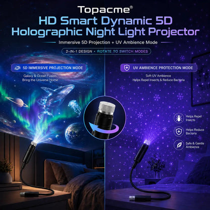 Topacme®-Night Light Projector