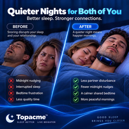 Topacme Noctra™ | Intelligent Snore-Response Wearable
