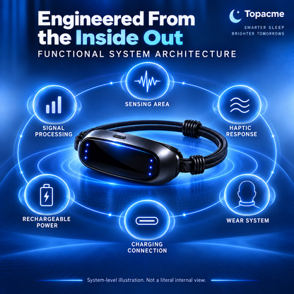 Topacme Noctra™ | Intelligent Snore-Response Wearable